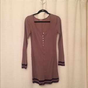 Free People Button Down Nighty